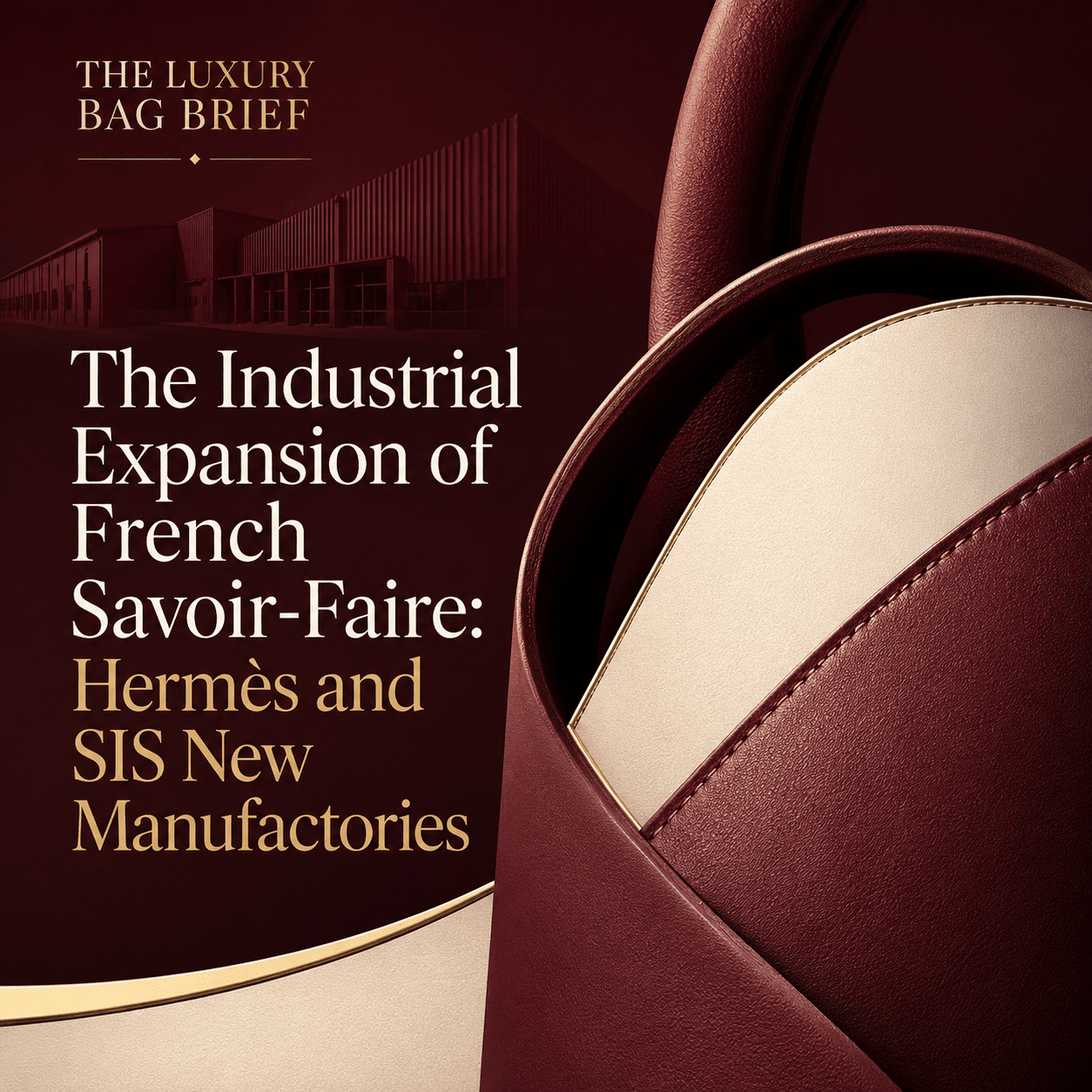 The industrial expansion of French savoir-faire: Hermès and SIS new manufactories.