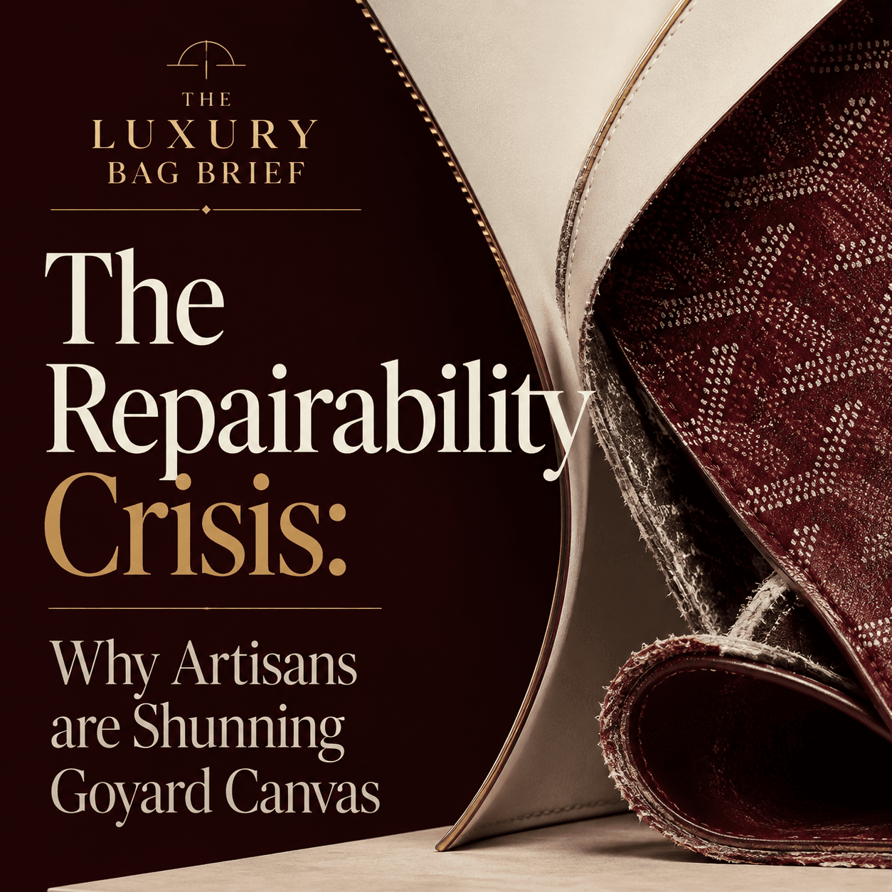 The repairability crisis: Why artisans are shunning Goyard canvas